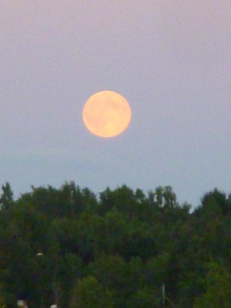 Superfullmånen Midsommarhelgen, 23/6 (©2013 emca) 
